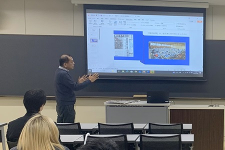 森教授 ミニ講義の様子