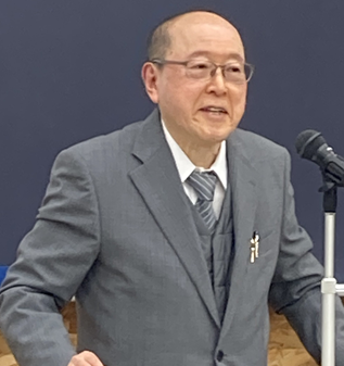 池田一彦教授　講演の様子