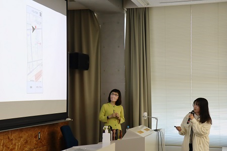 自身のデザインのポイントや、問題点を発表しました