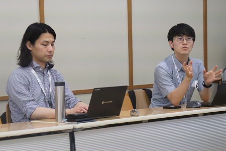 左:戸頃沙俊氏、右:田中優輝氏