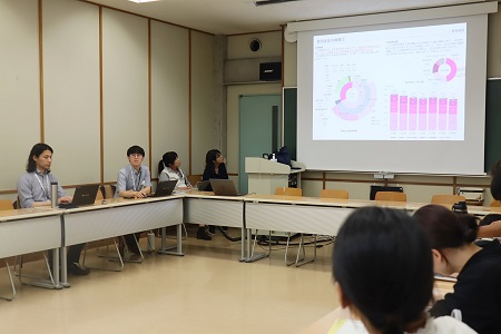 詳細なデータを用いてレクチャーしていただきました