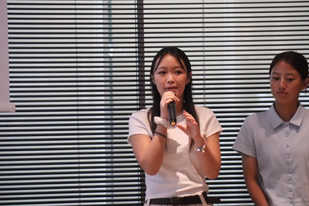 堂々とした発表