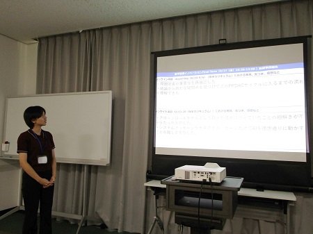 参加した農学部の学生による報告