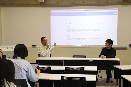 講義の後は、パネルディスカッション形式の質疑応答