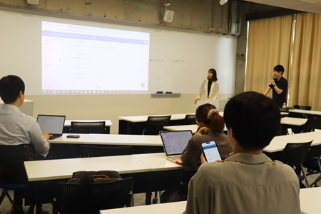 各自のデバイスから意見を投稿して共有