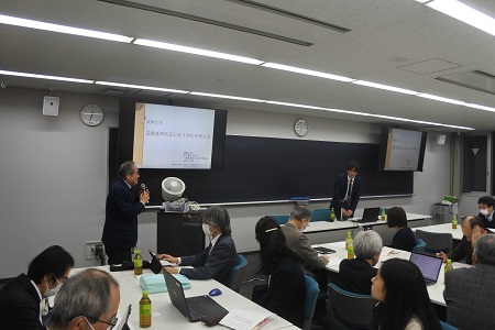 杉本学長から開会のご挨拶