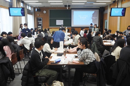 グループワーク後、振り返りを行いました