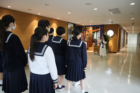 キャンパスツアーでは、Lounge＃08などキャンパスのいろいろな場所をまわりました