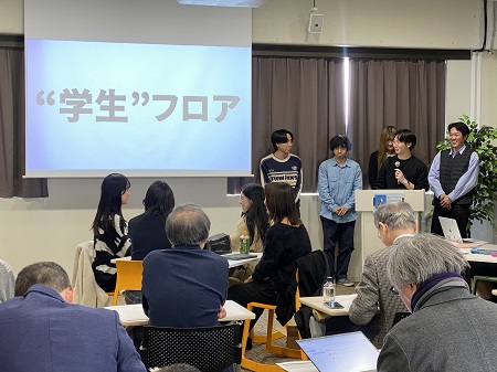 「平野ゼマー」は学生フロアについてモジュール家具の設置や学生による作品展示を提案しました