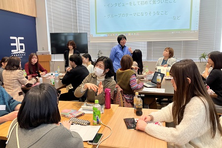 現地研修:「サンロクIT女子」の方々も各グループに加わりました