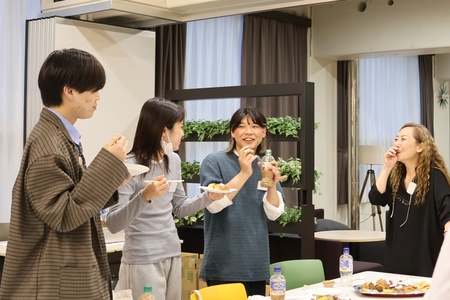 楽しい歓談のひとときも