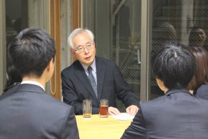 学生代表が学長と懇談 -学長・総務会懇談会-