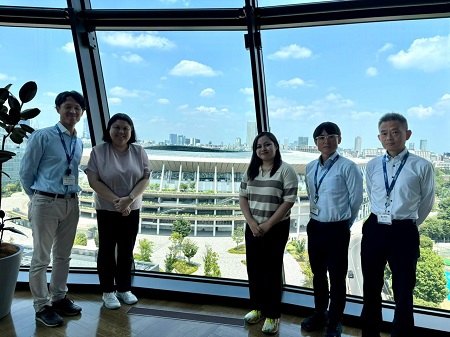 JSPOのオフィスで